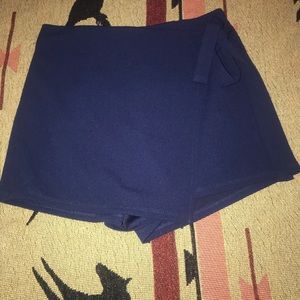 Navy blue skort